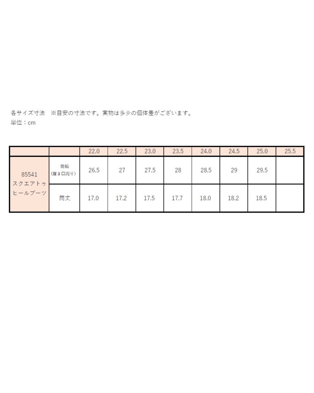 スクエアトゥヒールブーツ 詳細画像 ブラック 9